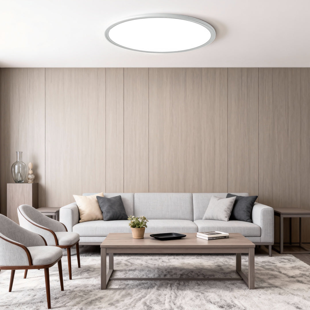 Round LED Ceiling Lights Modern Ultra-Thin Recessed Light