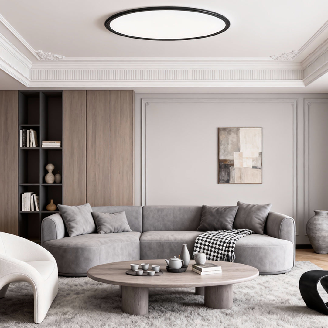 Round LED Ceiling Lights Modern Ultra-Thin Recessed Light