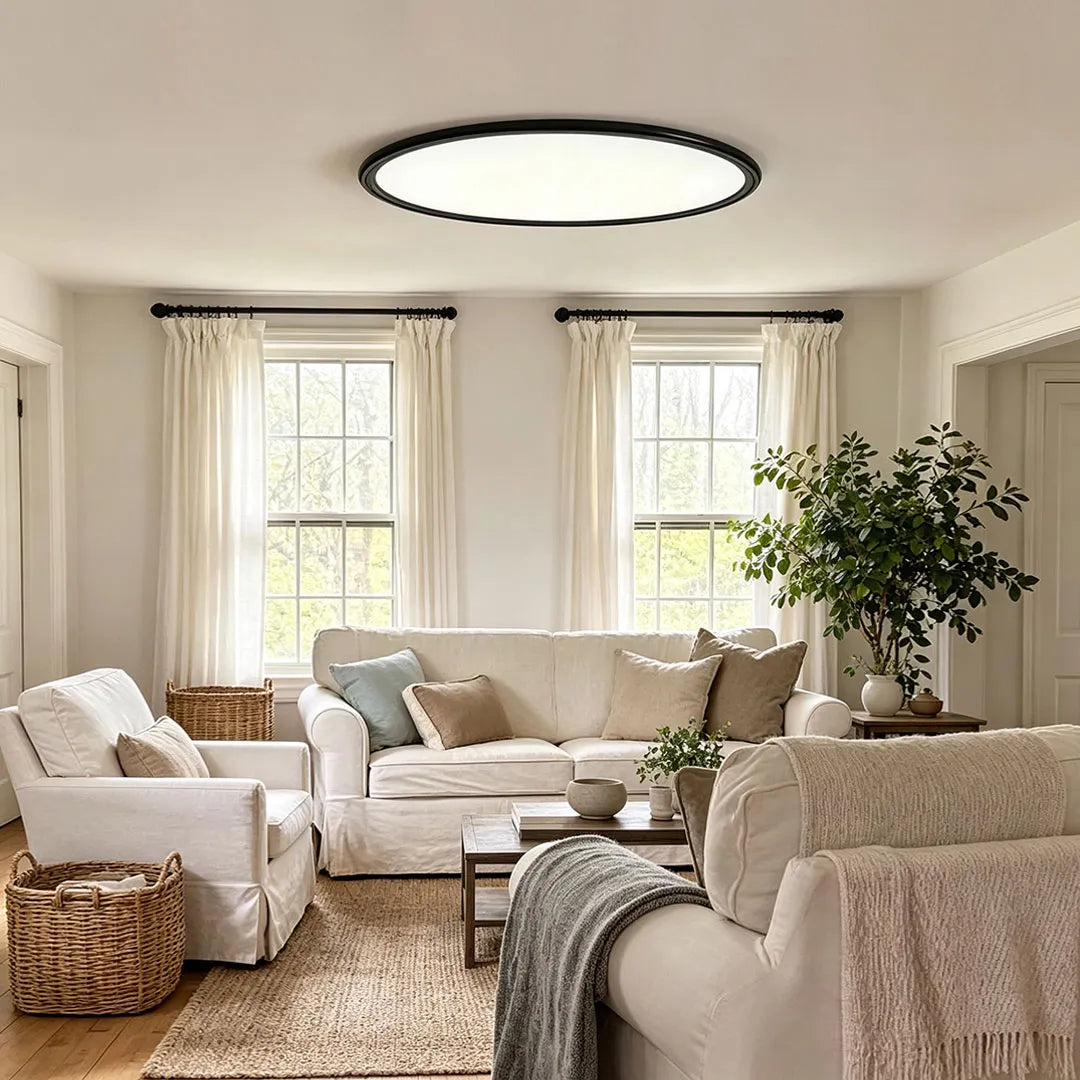 Round LED Ceiling Lights Modern Ultra-Thin Recessed Light