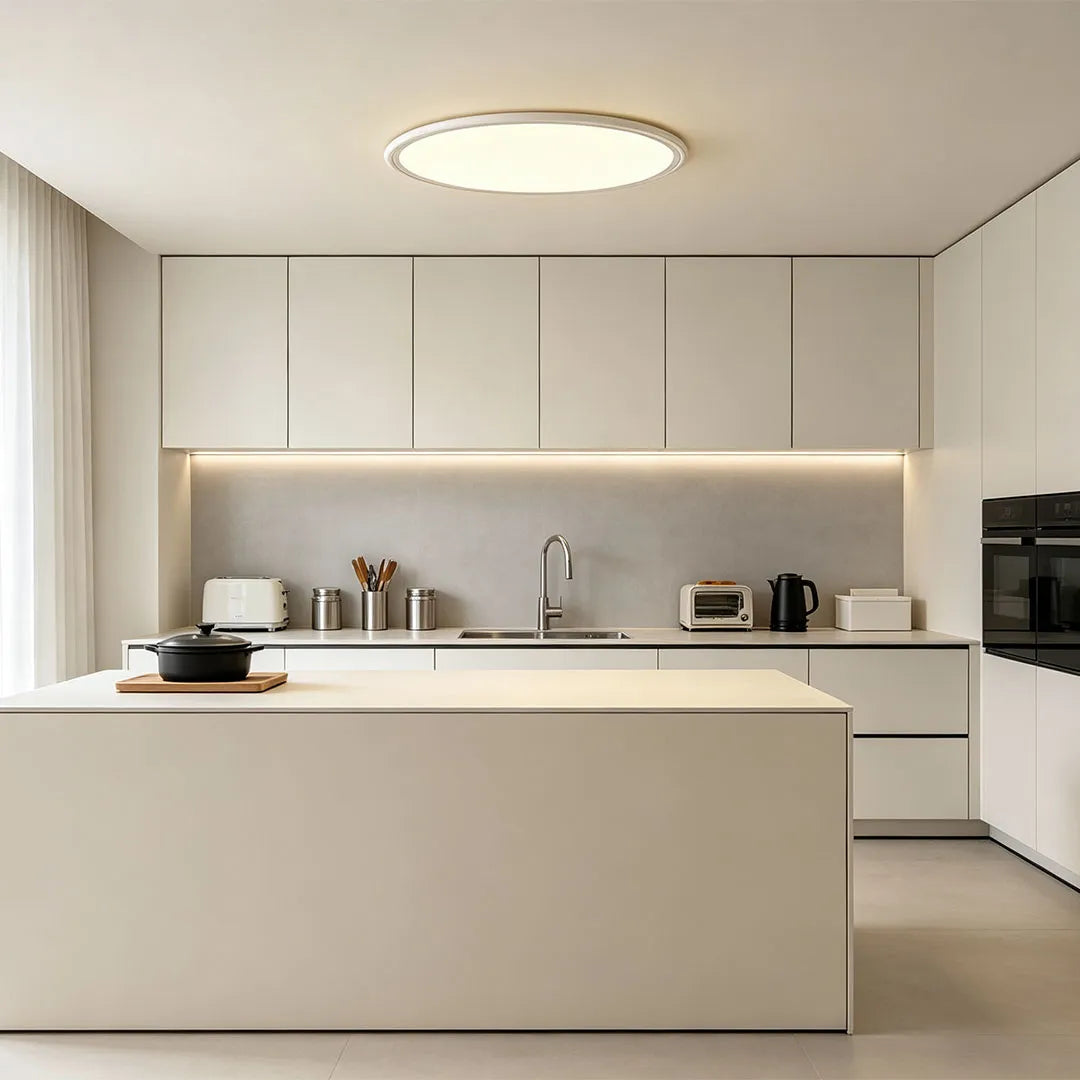 Round LED Ceiling Lights Modern Ultra-Thin Recessed Light