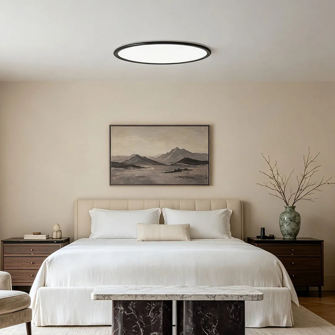 Round LED Ceiling Lights Modern Ultra-Thin Recessed Light