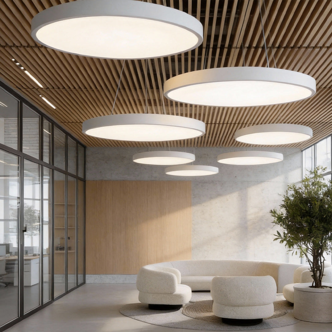 Round Pendant Lights Minimalist Metal Ceiling Light