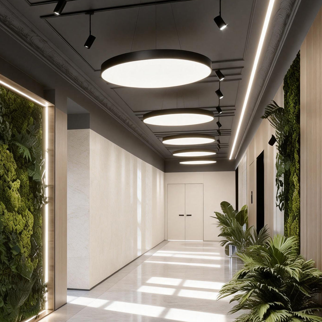 Round Pendant Lights Minimalist Metal Ceiling Light