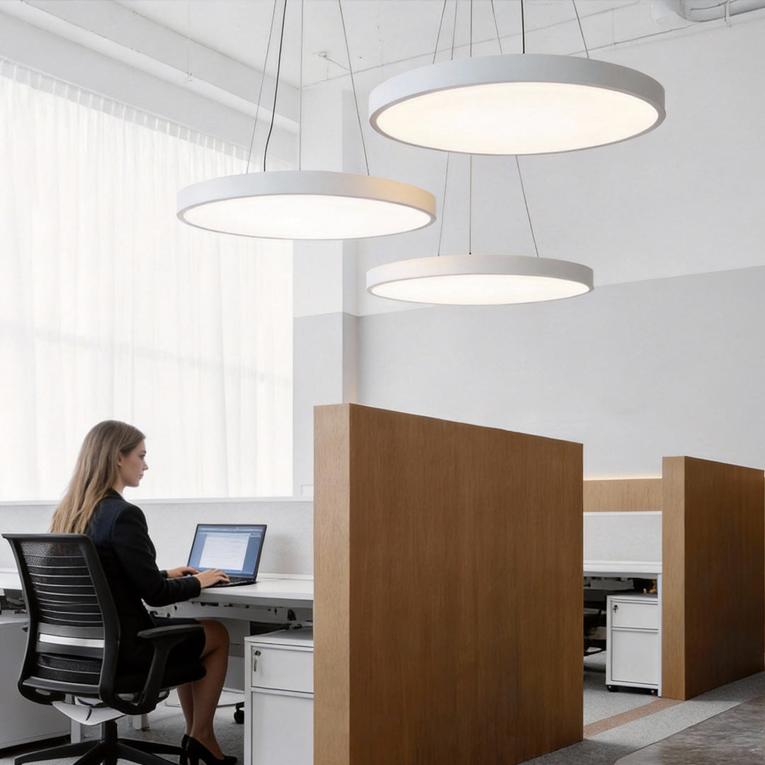 Round Pendant Lights Minimalist Metal Ceiling Light