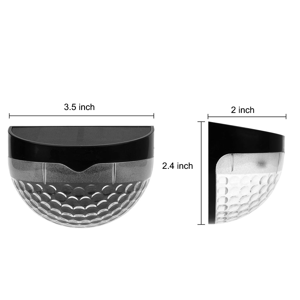 Waterproof Solar Fence Lights Outdoor LED Garden Wall Light