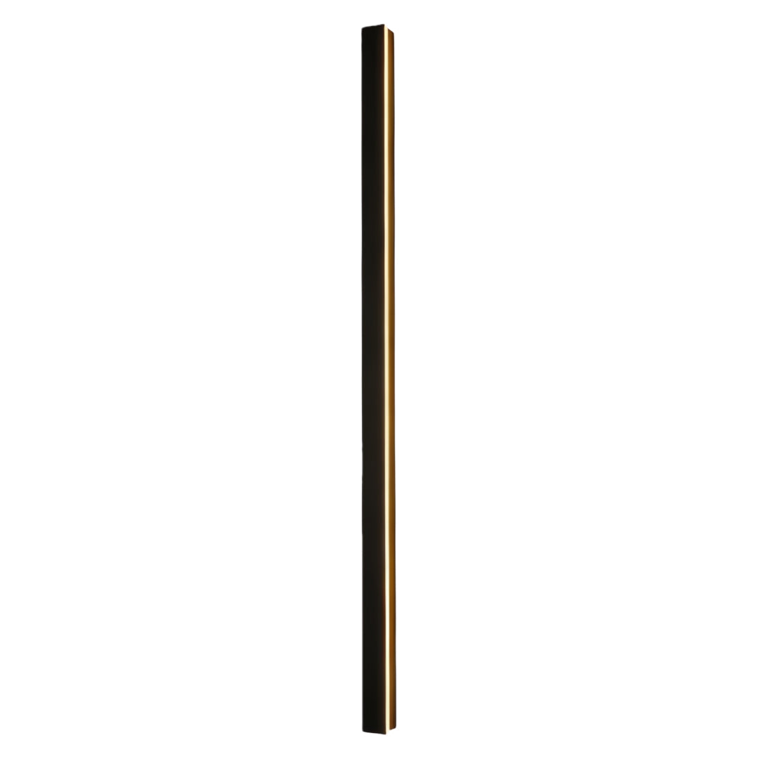 Long Black Outdoor Lights Modern LED Linear Wall Light