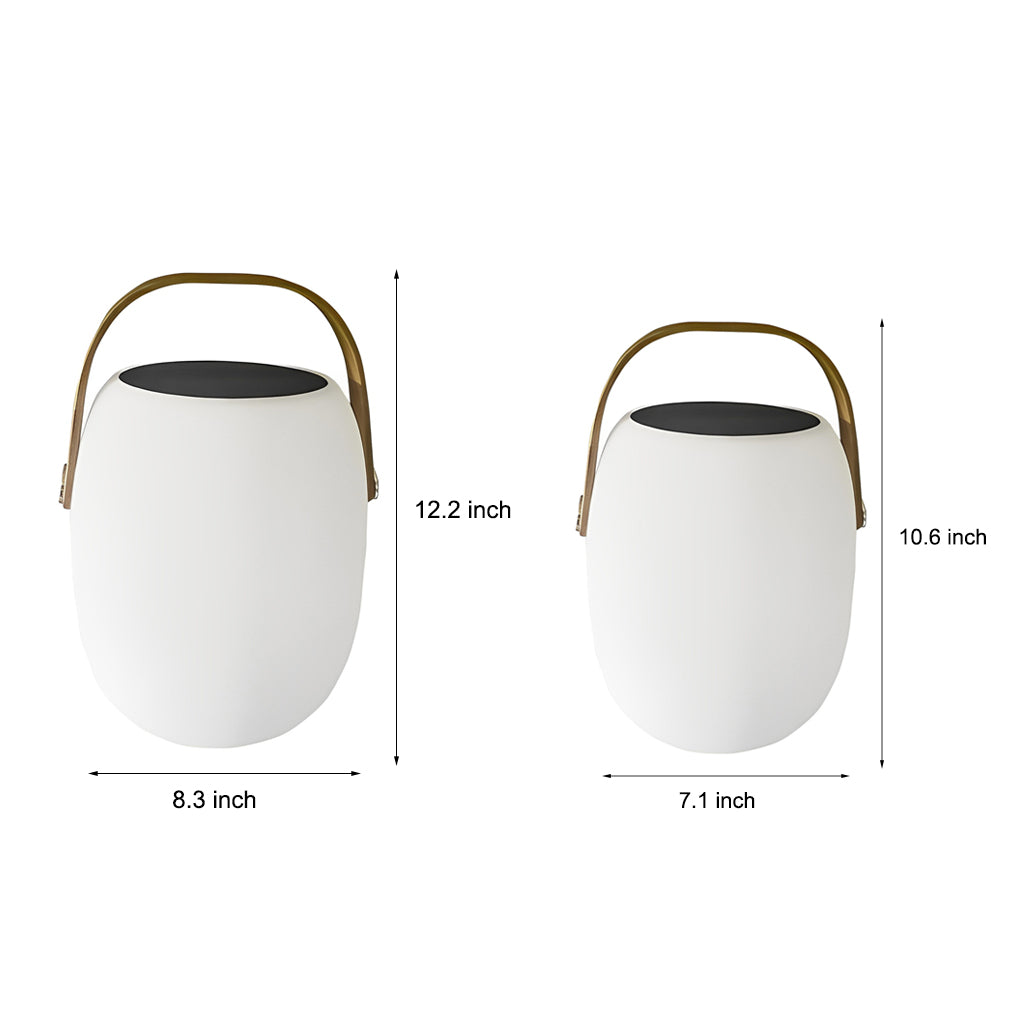 Outdoor Solar Floor Lanterns Portable Lantern LED Light