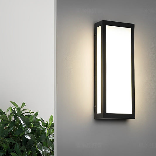 Rectangle Outdoor Wall Lighting Modern LED Waterproof Light