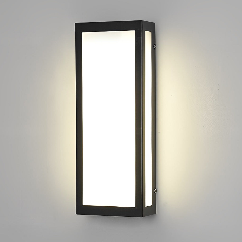 Rectangle Outdoor Wall Lighting Modern LED Waterproof Light