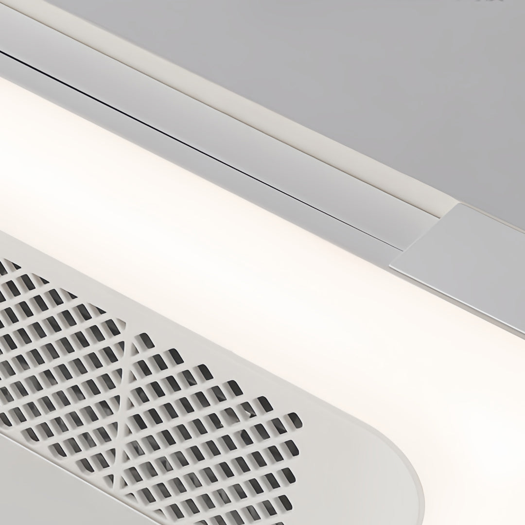 Low Profile Bladeless Ceiling Fan with Light Inverter LED Light