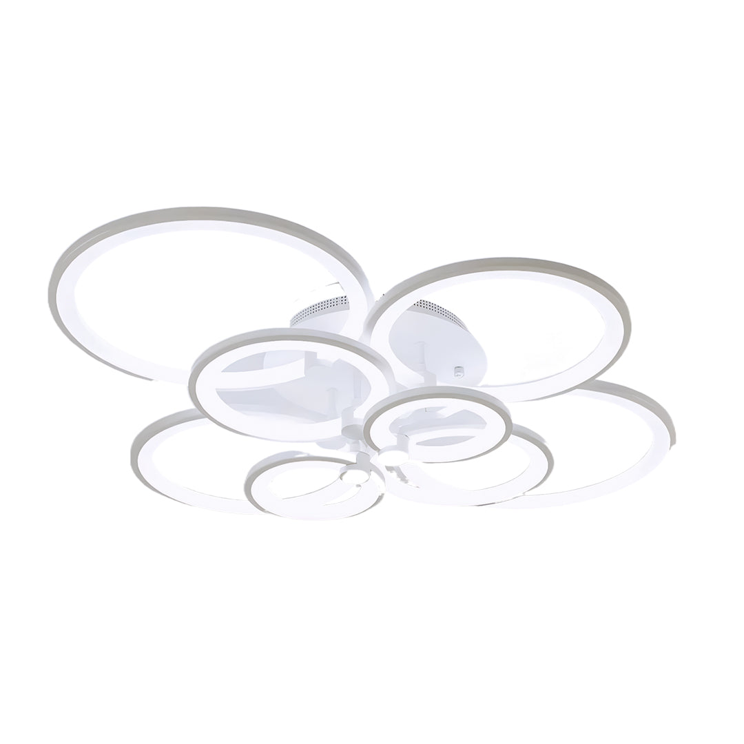Multi Ring Ceiling Lights Elegant Unique Overlapping Rings Lamp