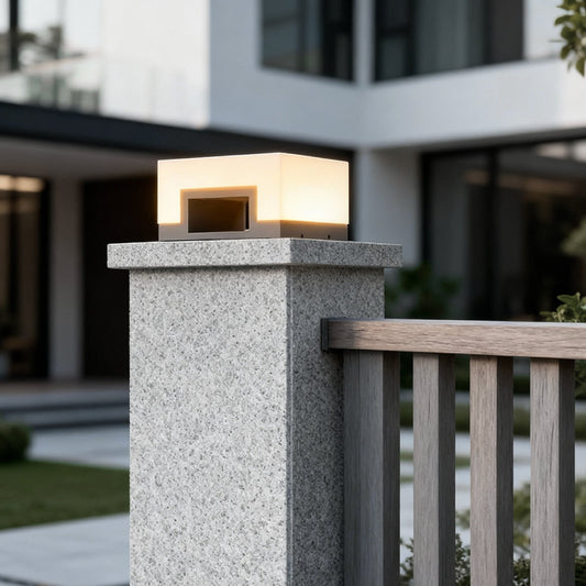 Front Lawn Lights Minimalist Square Waterproof LED Light