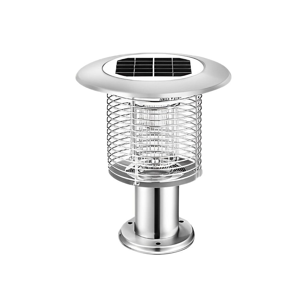 Solar Light Bug Zapper Solar Garden Purple-Light Mosquito Killer Lamp