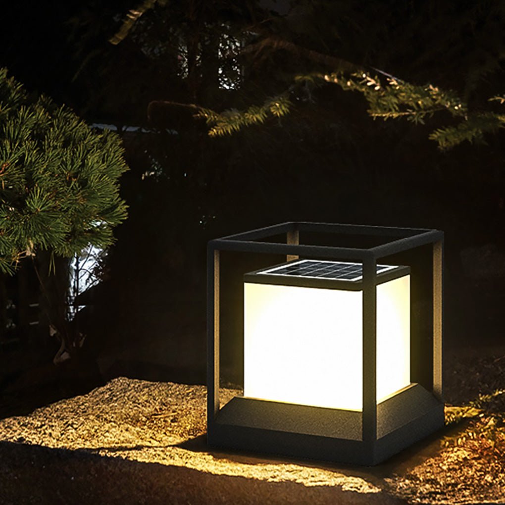 Outdoor Stone Pillar Lights Waterproof LED Landscape Light