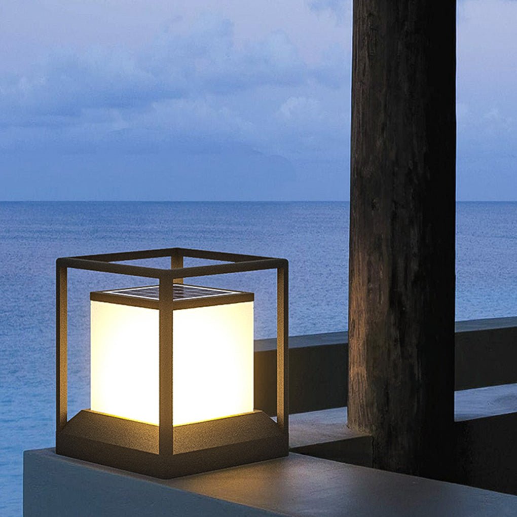 Outdoor Stone Pillar Lights Waterproof LED Landscape Light