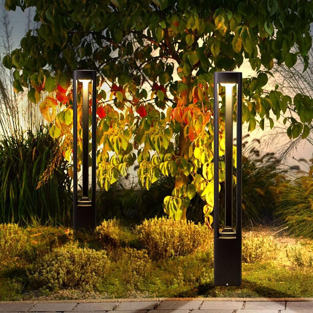 Hollow Bollard Light Three-Sided Illuminated LED Light