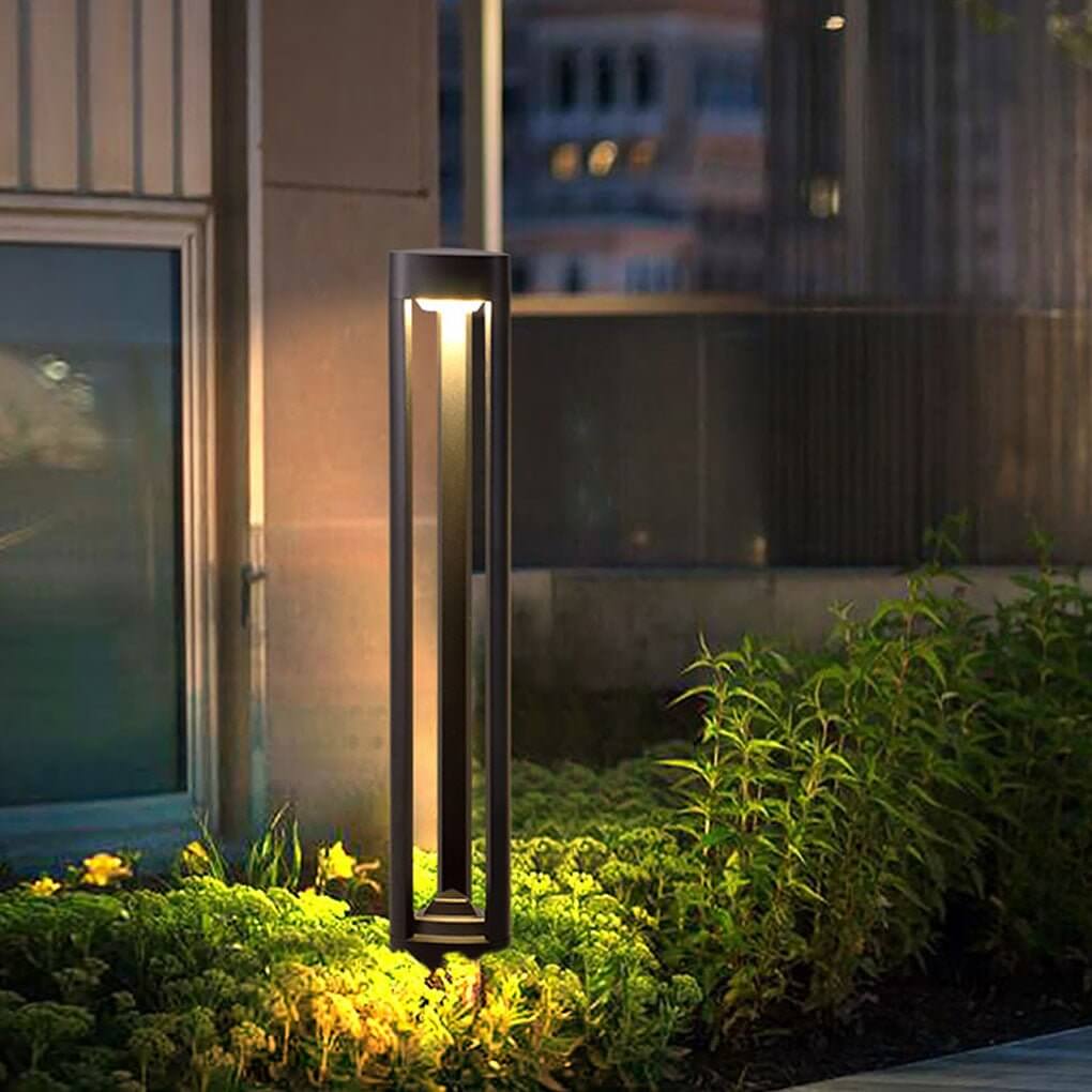 Hollow Bollard Light Three-Sided Illuminated LED Light