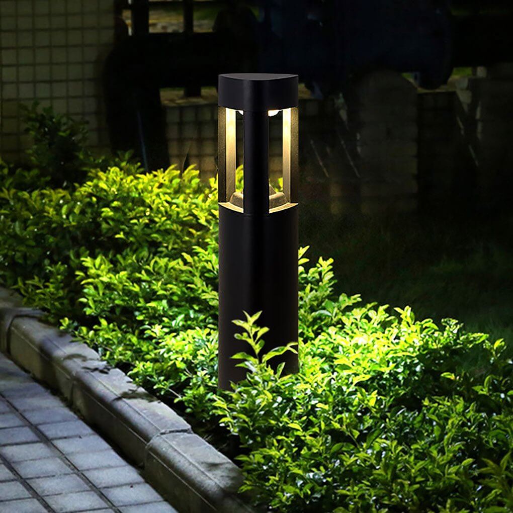 Hollow Bollard Light Three-Sided Illuminated LED Light