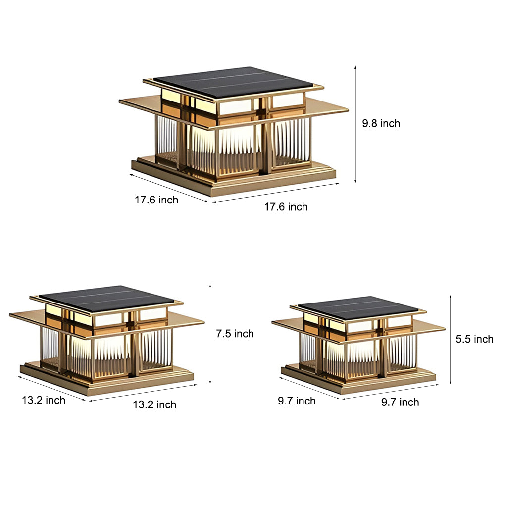 Porch Pillar Lights Outdoor Waterproof LED Modern Light