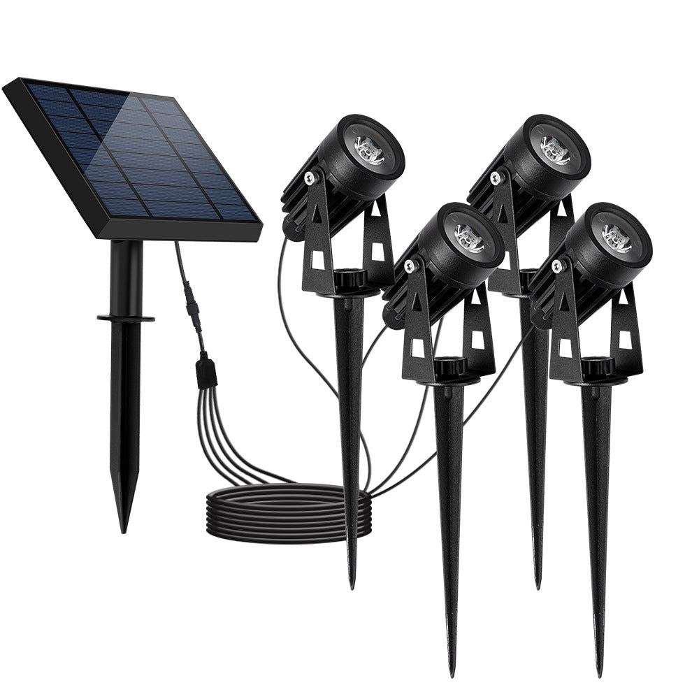 Solar Powered Landscape Spotlight Outdoor Adjustable Light