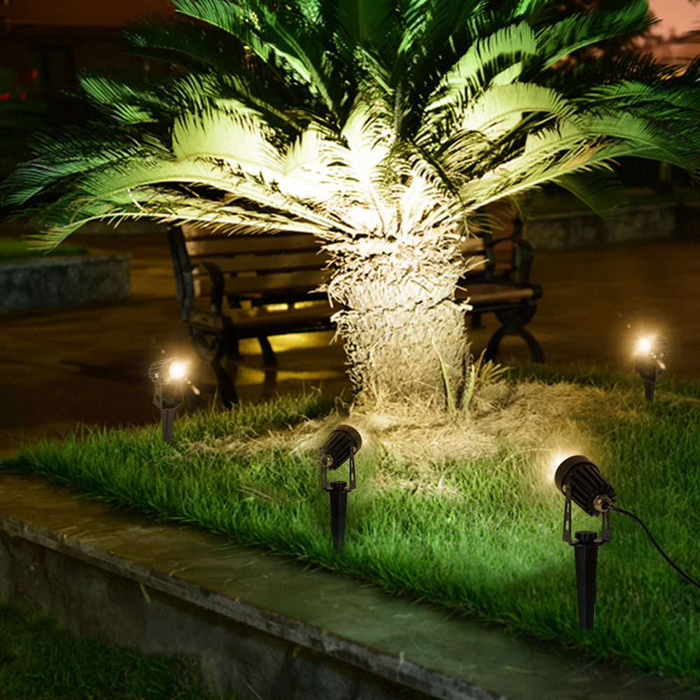 Solar Powered Landscape Spotlight Outdoor Adjustable Light