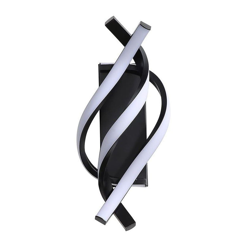 Spiral Wall Sconce Modern Minimalist LED Metal Light