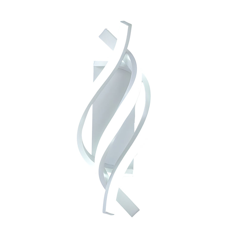 Spiral Wall Sconce Modern Minimalist LED Metal Light