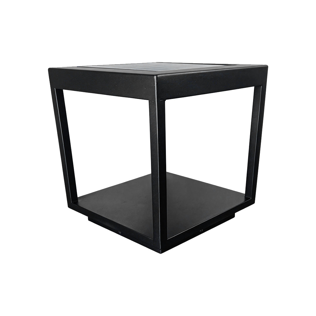 Concrete Pillar Lights Modern Open-Frame Square LED Light
