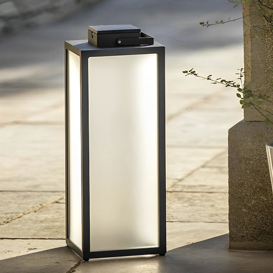 Square Handheld Lantern Portable LED Waterproof Lawn Lamp