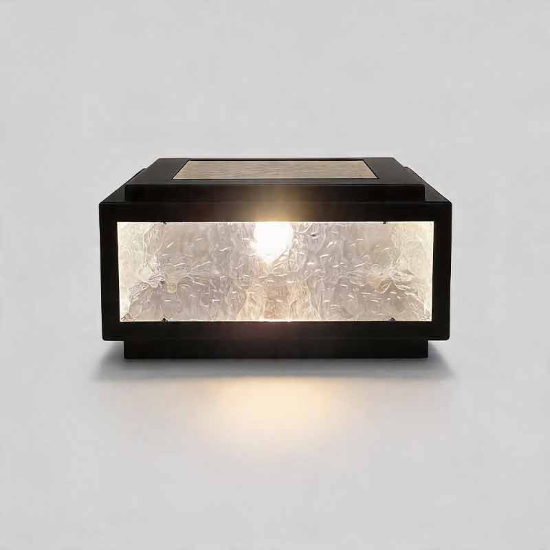 Square Outdoor Pillar Lights Modern LED Waterproof Outdoor Light