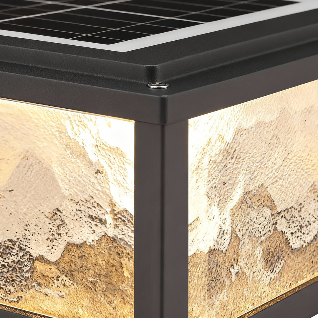 Square Outdoor Pillar Lights Modern LED Waterproof Outdoor Light