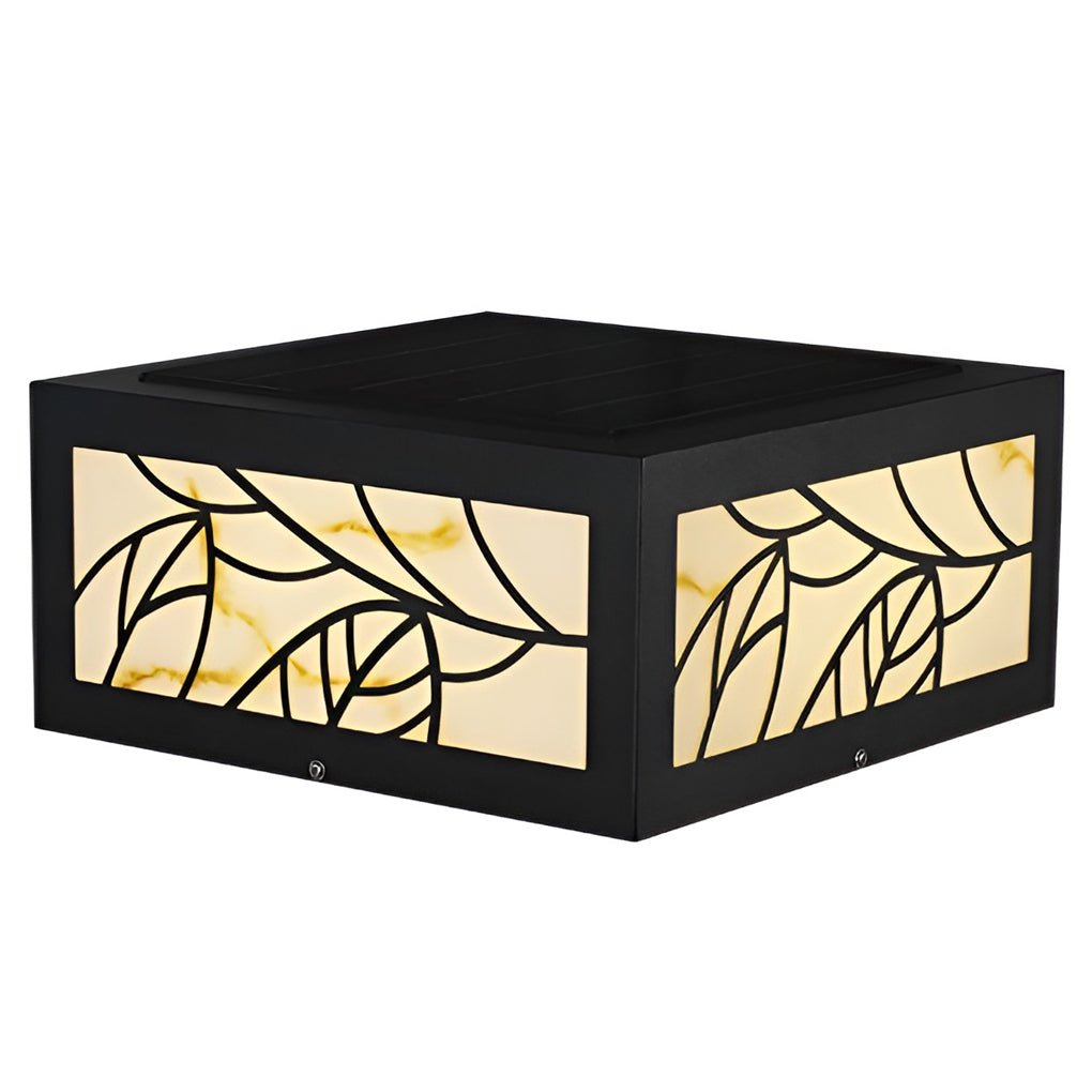 Gate Pillar Lights Modern Square LED Outdoor Light