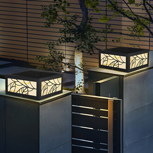 Gate Pillar Lights Modern Square LED Outdoor Light