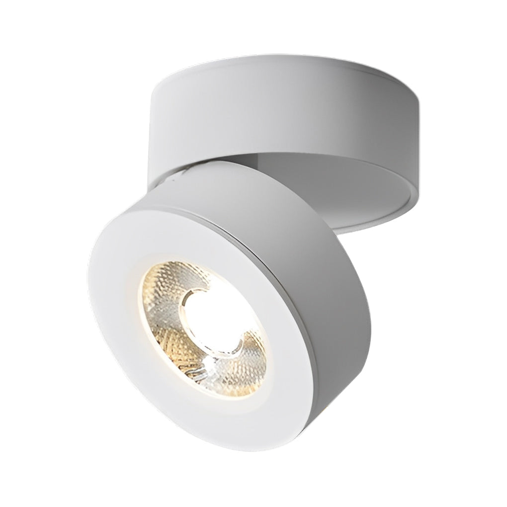 Surface Mounted Adjustable Spotlight Round Foldable Light