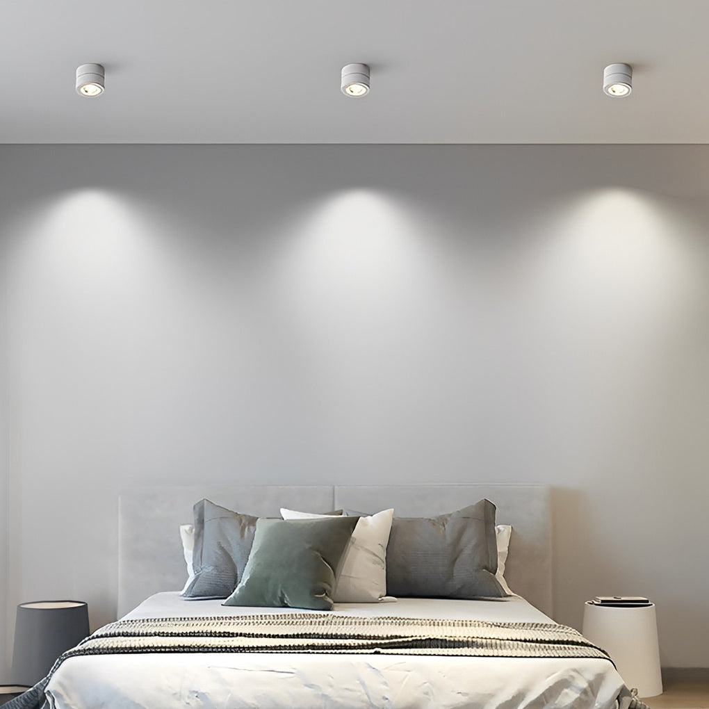 Surface Mounted Adjustable Spotlight Round Foldable Light