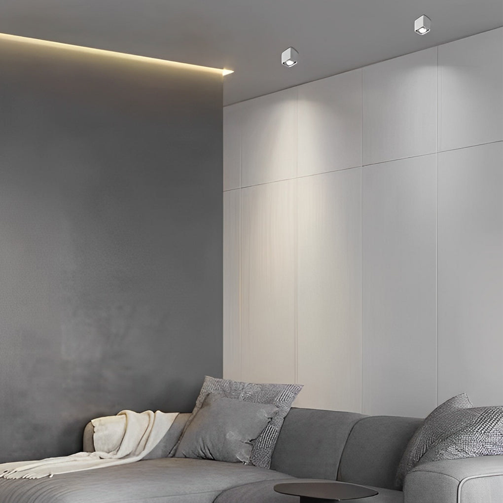 Surface Mounted Spot Light Square LED Ceiling Grid Light