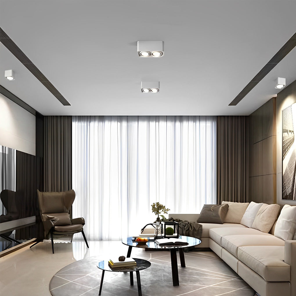 Surface Mounted Spot Light Square LED Ceiling Grid Light