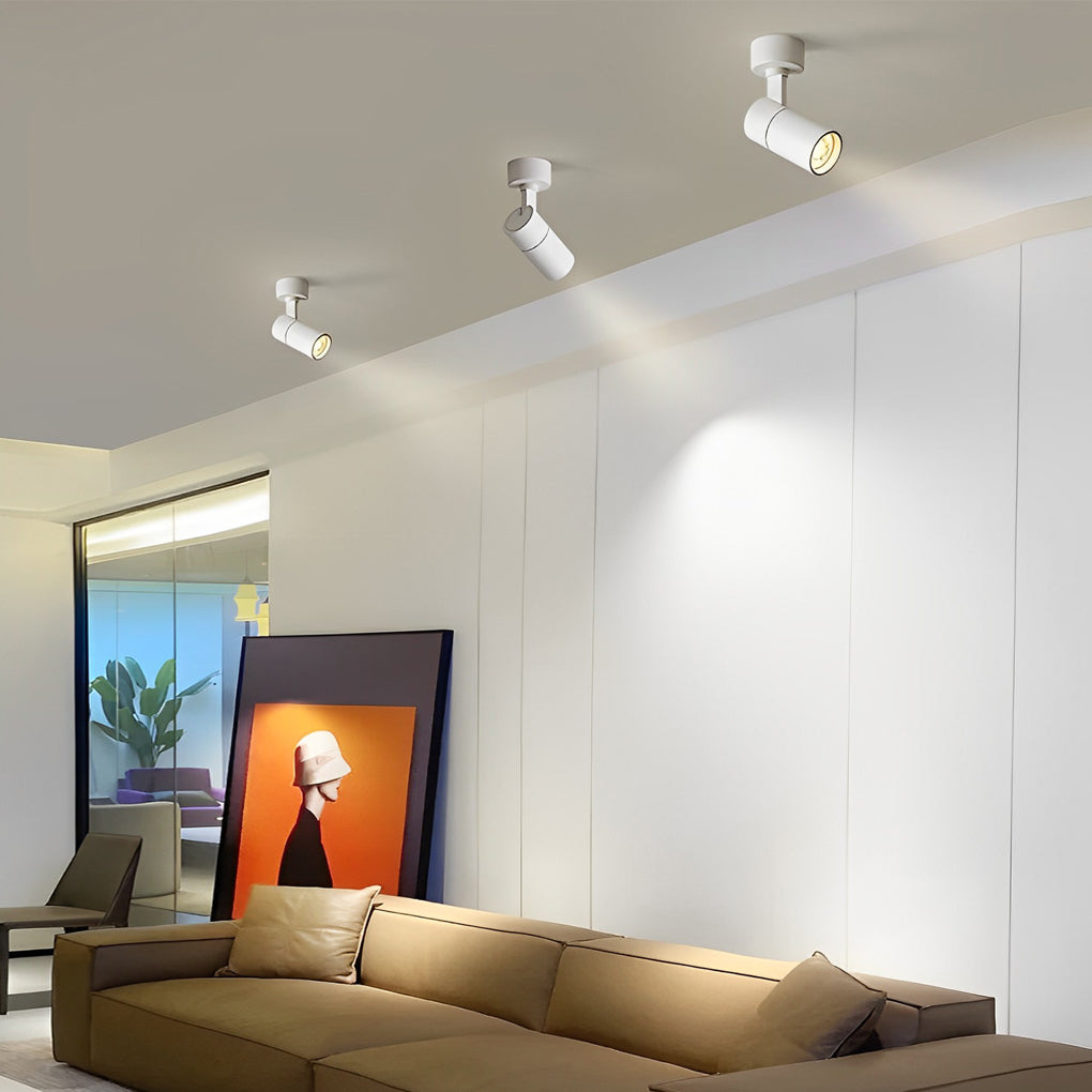Surface Mounted Spot Light Modern Adjustable Angle Directional Light