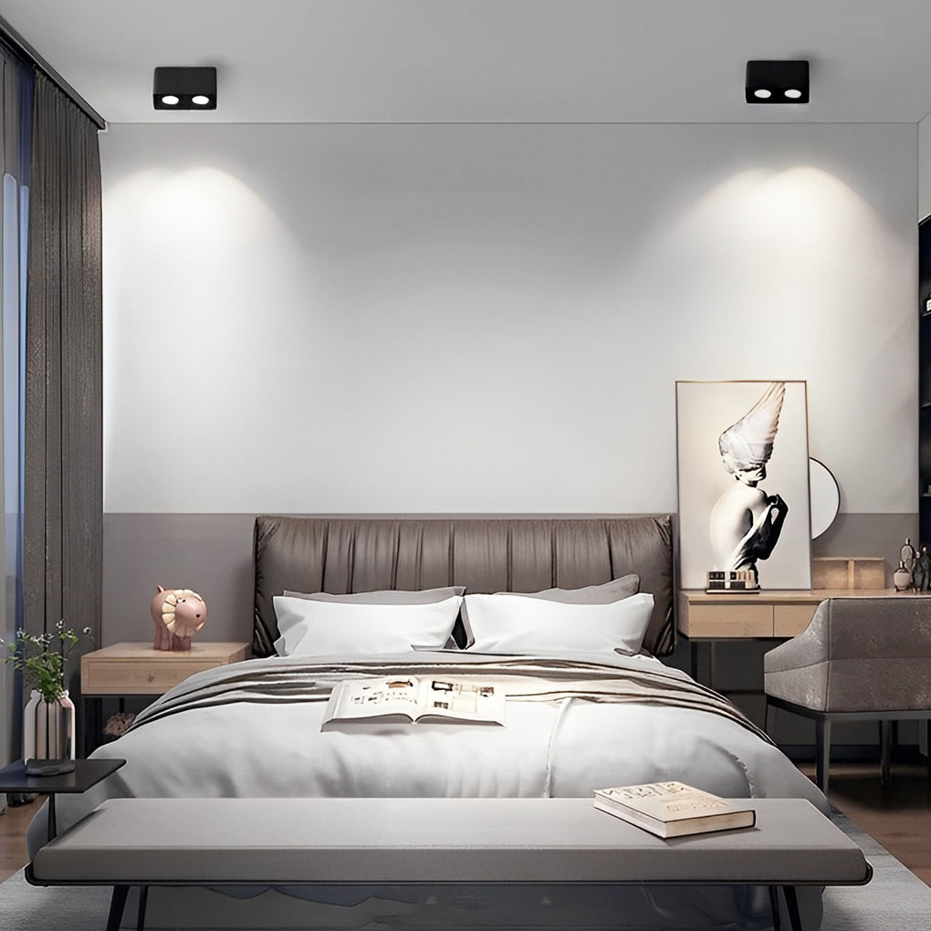 Surface Mounted Spot Light Square LED Ceiling Grid Light
