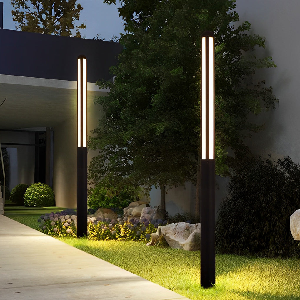 Tall Garden Bollard Light Minimalist Modern Waterproof LED Light