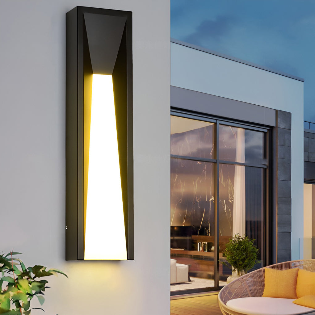 Top Rated Outdoor Wall Lights Modern Rectangular LED Light