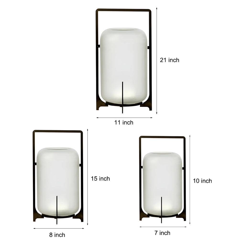 Outdoor Modern Handle Lantern Modern Waterproof LED Light
