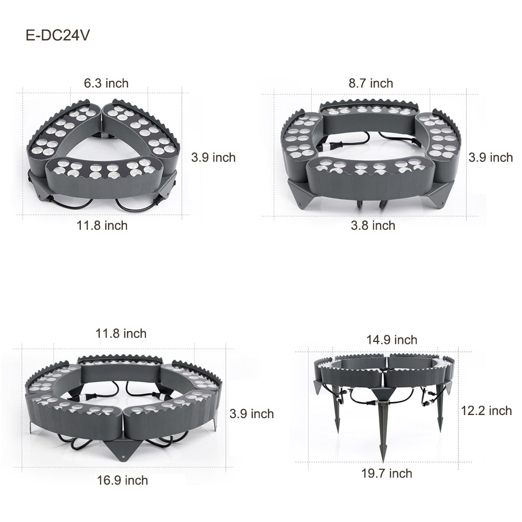 Tree Ring Light Outdoor Waterproof LED Landscape Light