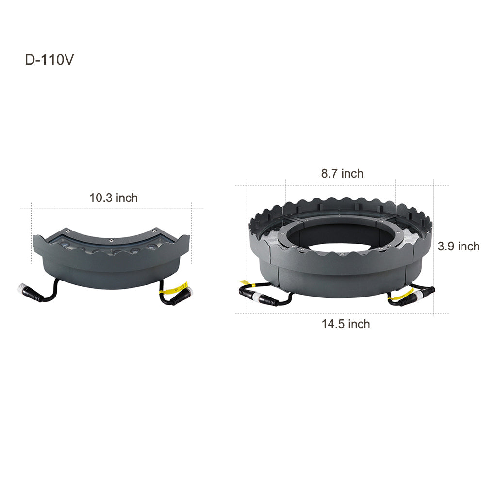Tree Ring Light Outdoor Waterproof LED Landscape Light