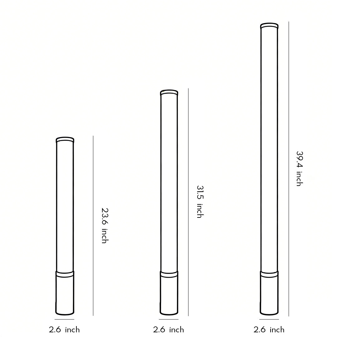 Tube Landscape Light Modern Cylindrical Acrylic LED Light