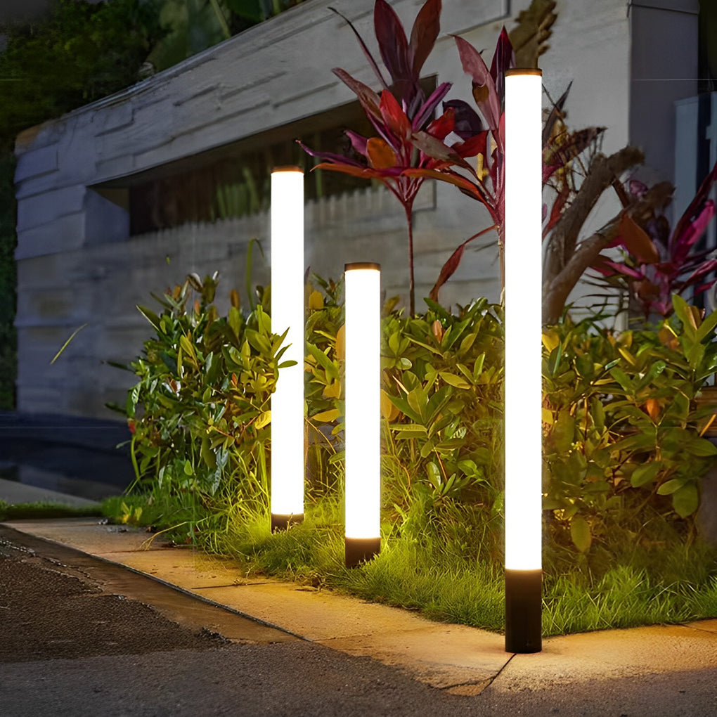 Tube Landscape Light Modern Cylindrical Acrylic LED Light