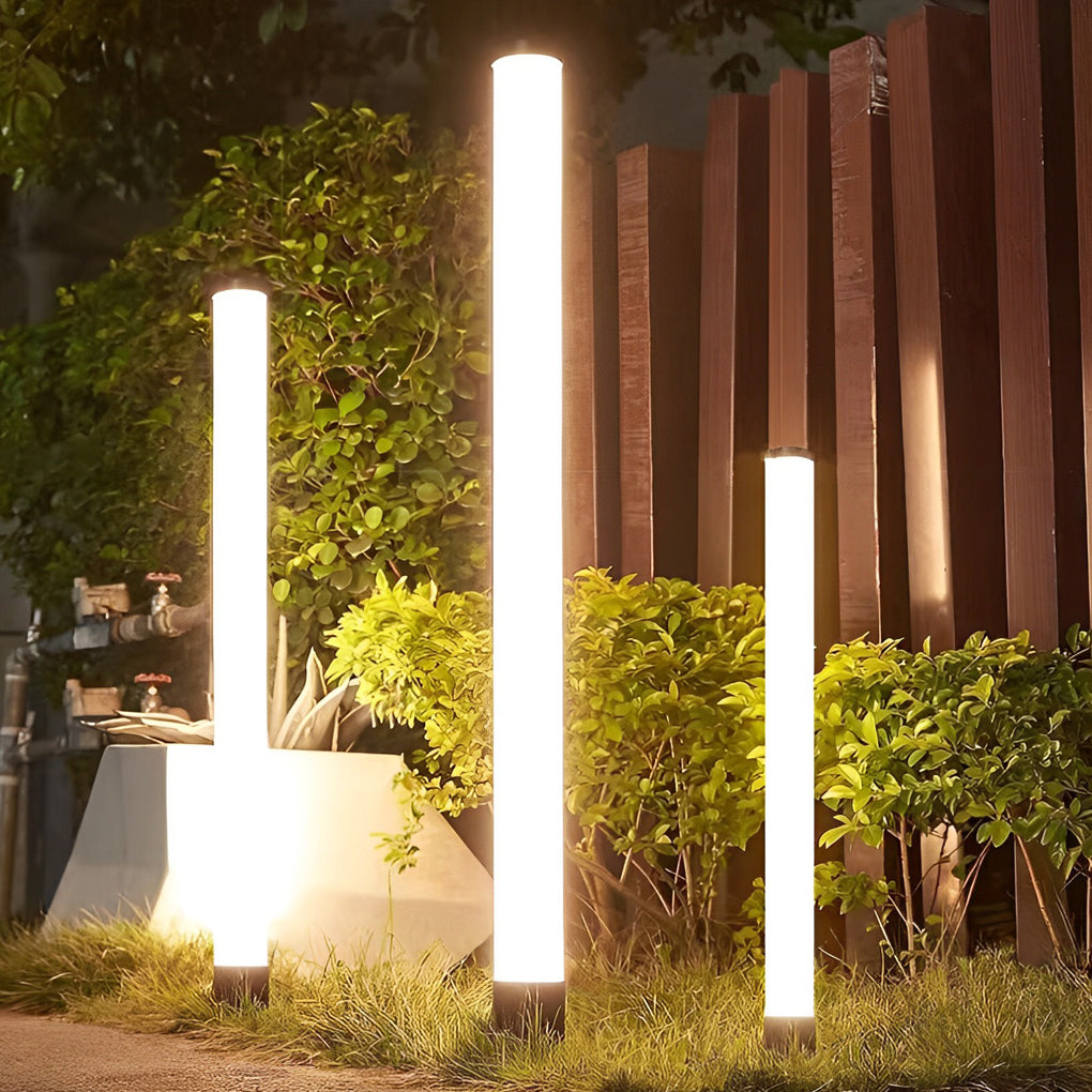 Tube Landscape Light Modern Cylindrical Acrylic LED Light