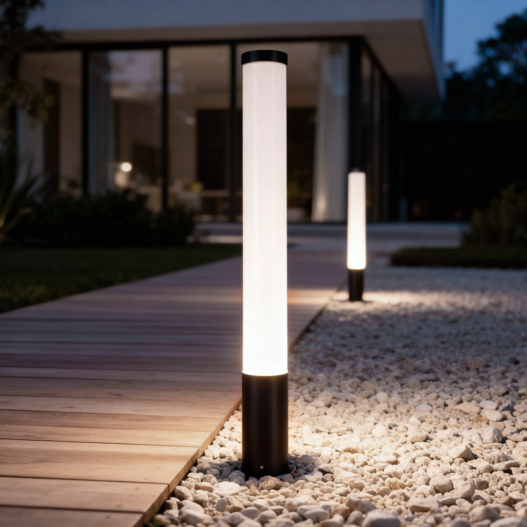 Tube Landscape Light Modern Cylindrical Acrylic LED Light
