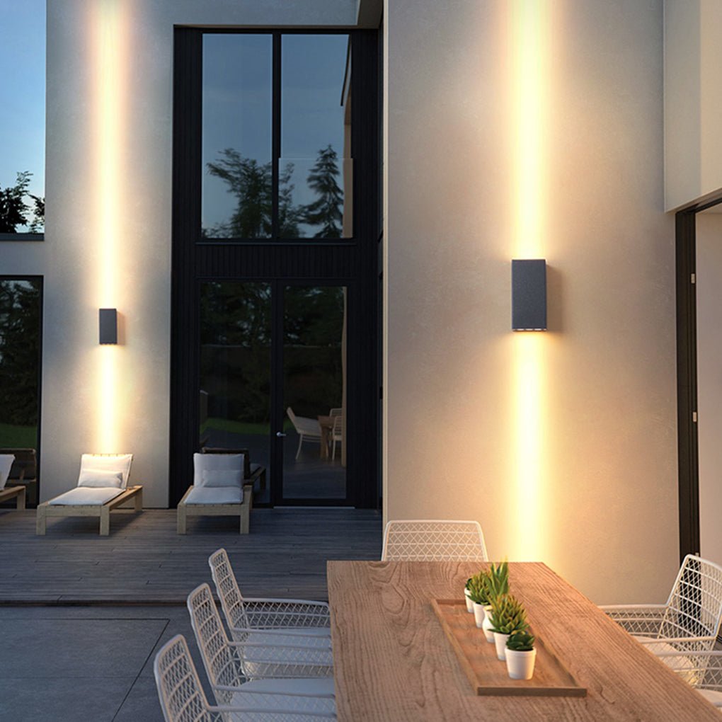 Outside up down Wall Lights Courtyard Waterproof LED Light