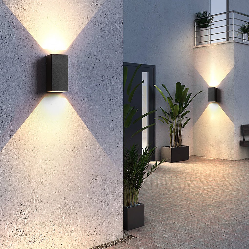 Outside up down Wall Lights Courtyard Waterproof LED Light